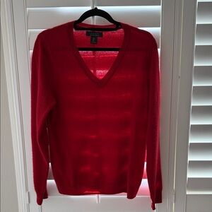 Tahari Red Cashmere Sweater